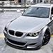 Front Bumper Spoiler Splitter Lip Kit for BMW 5 Series E60 E61 M5 2005-2010 Carbon Fiber Look