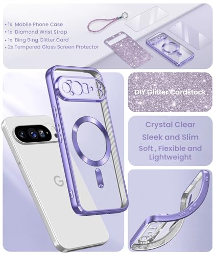 DagoRoo Magnetic Luxury Plated Gold Case for Google Pixel 10 Pro XL-Purple by DagoRoo - Used condition - Image 10