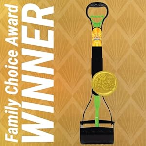 Bodhi Dog Extra Large Foldable Pooper Scooper | 32” Long Handle Portable Pooper Scooper | for Small and Large Dogs | Made with Premium Durable Materials – Green