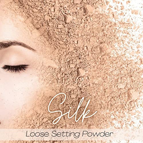 Image of CAL Losangeles Loose Powder for Women, Makeup Setting Face Powder, Soft Long Lasting Full Coverage for All Skin Type, Silk Mattifying Foundation Powders High Definition Look for Parties (Vanilla)