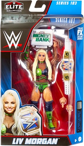 Image of Mattel WWE Liv Morgan Elite Collection Action Figure with Accessories, Articulation & Life-like Detail, Collectible Toy, 6-inch