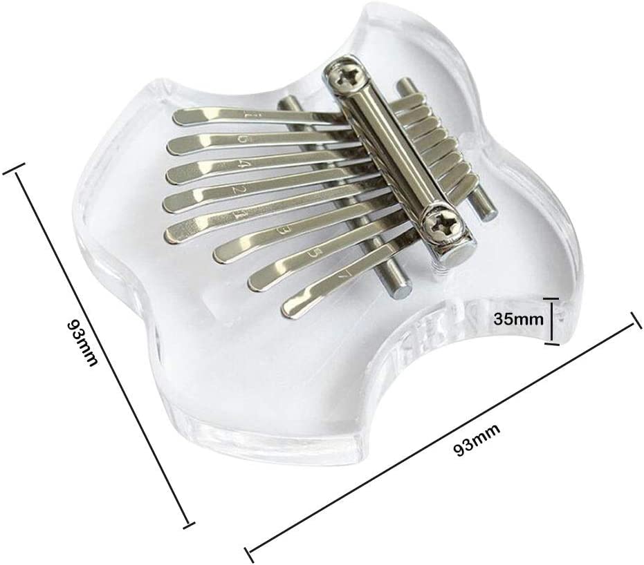 Générique Mini Doigt Kalimba Pouce Piano Mini Cristal Kalimba 8 Touches Pouce Doigt Piano Transparent Instrument Musique… - Les Beatles, Paul McCartney, John Lennon, RIngo Starr, George Harrison Générique Mini Doigt Kalimba Pouce Piano Mini Cristal Kalimba 8 Touches Pouce Doigt Piano Transparent Instrument Musique… – Image 3