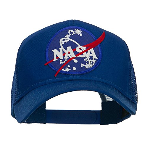 Lunar Landing NASA Patched Mesh Back Cap - Royal OSFM