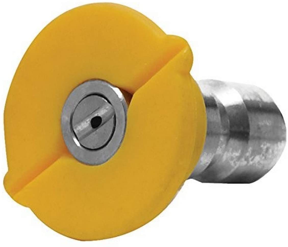 15 deg x 4.5 mm Quick Connect Nozzle Chisel, Yellow