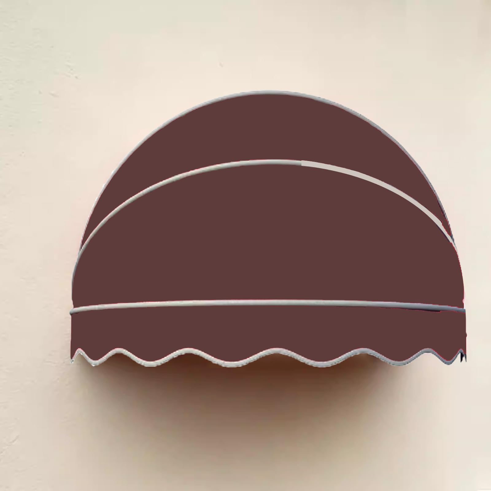 Auvent de porte anti-UV et imperméable avec structure galvanisée robuste