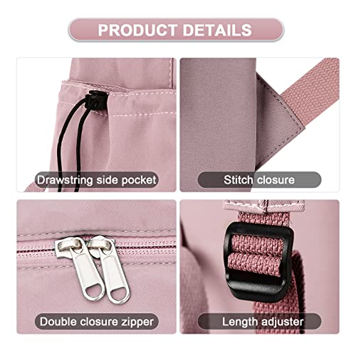Sac à dos léger imperméable violet pour étudiants du collège