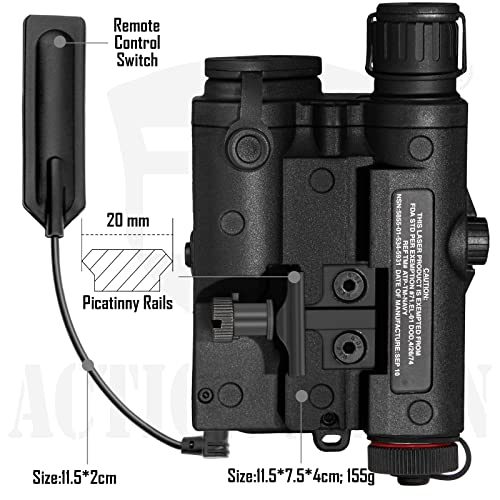 Actionunion PEQ-15 Ir Laser + Visible Red Laser + White Led Flashlight thumb #2