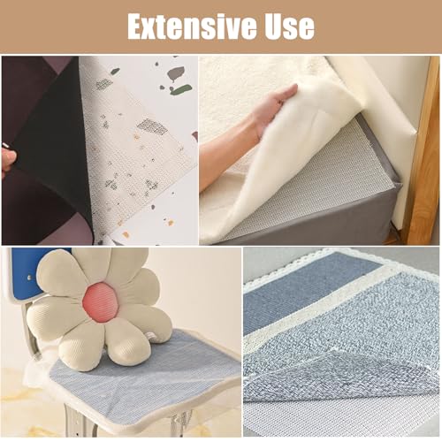 Atliberswo Antirutschmatte für Teppich, 200x300cm Teppichunterlage,PVC-Teppichgreifer Antirutschmatte, Schneidbar Teppich Antirutschunterlage für Zuhause, Büro, Auto, Palette, Regal, Fitness