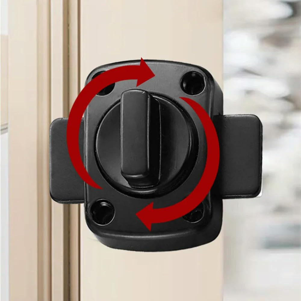 Ydhsikk Small Size E Door Lock Bolt, Zinc Alloy Gate Lock Door Latch Bolt For Sliding Door Toilet Hotel Bathroom Multicolor(Small Size E)