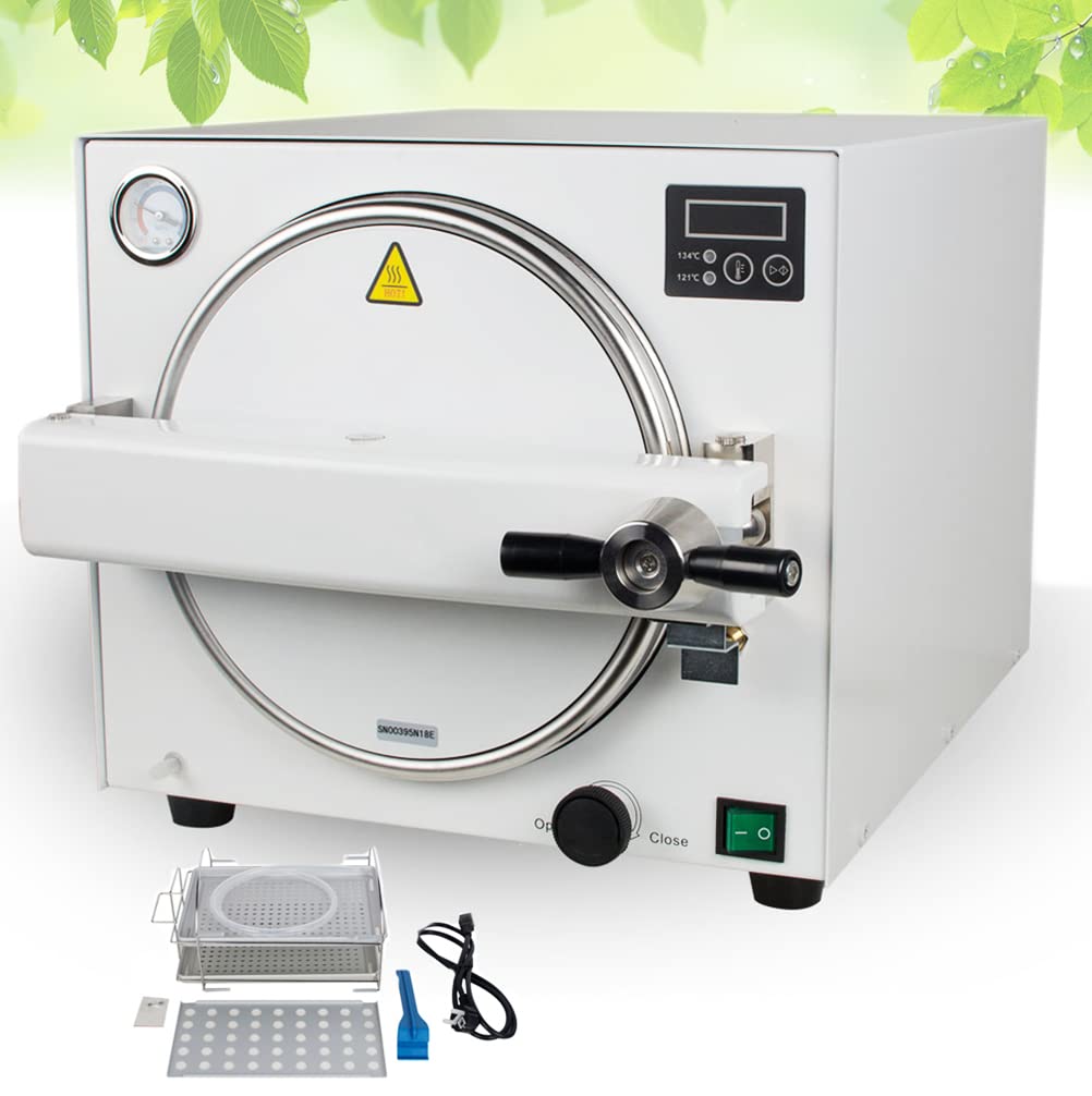 18L 900W Portable 304 Stainless Steel Professional Lab Autoclaves Unit