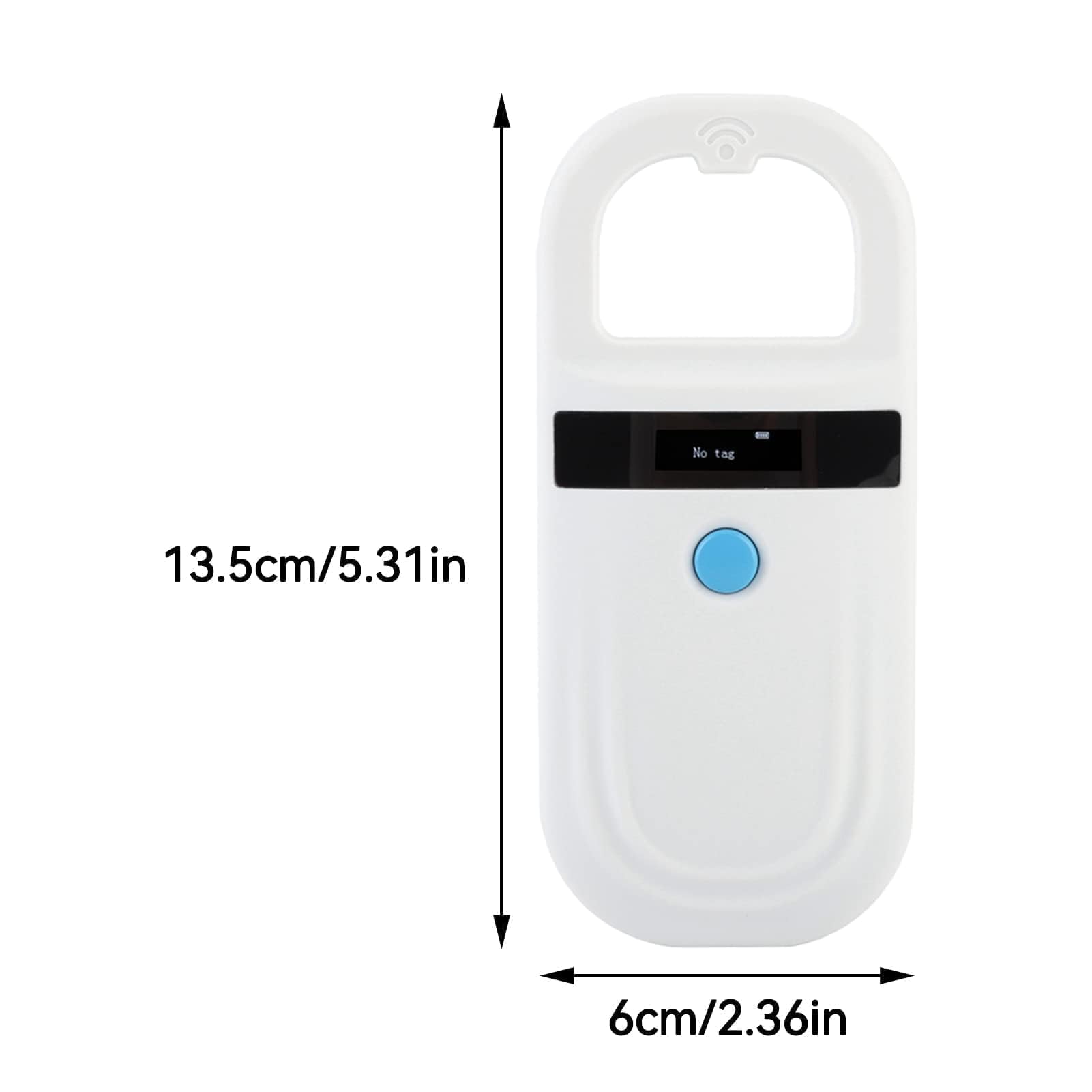 Escáner de microchips para mascotas, lector de microchips para mascotas, lector de microchips RFID EMID recargable, escáner de microchips para perros, escáner de chips para perros, gatos