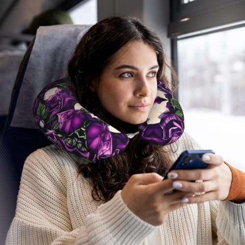 Almohada de espuma viscoelástica negra tamaño único miniatura 6