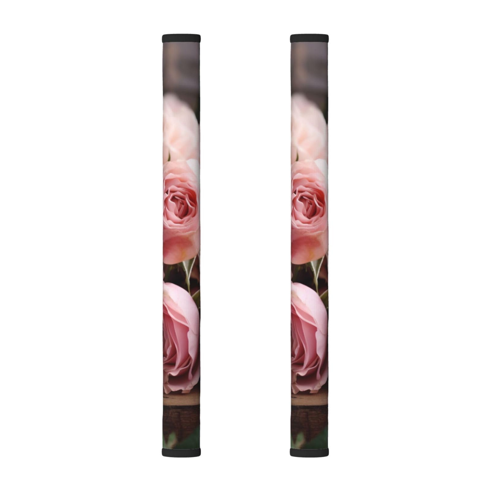 VGFJHNDF Refrigerator Door Handle Covers 2-Pack, Pink Roses Printed Protect and Decorate for Fridge Ovens Dishwashers