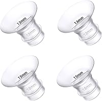 Vista 1 de Insertos de brida 13mm 15mm para Medela, pantallas/bridas Spectra de 24mm, compatibles con TSRETE, CPPSLEE, sacaleches ponibles Momcozy