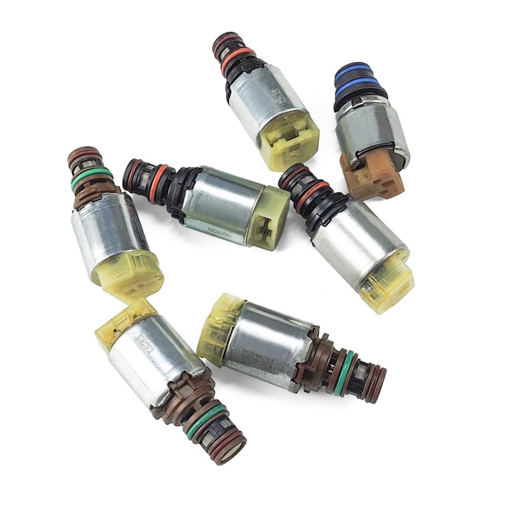 Topteng 7PCS 6R80 Transmission Valve Body Solenoid Kit passend für Ford Expedition 2009-, Navigator 2009-, Ranger 2.2L 3.2L 2011-, Transit 2015-