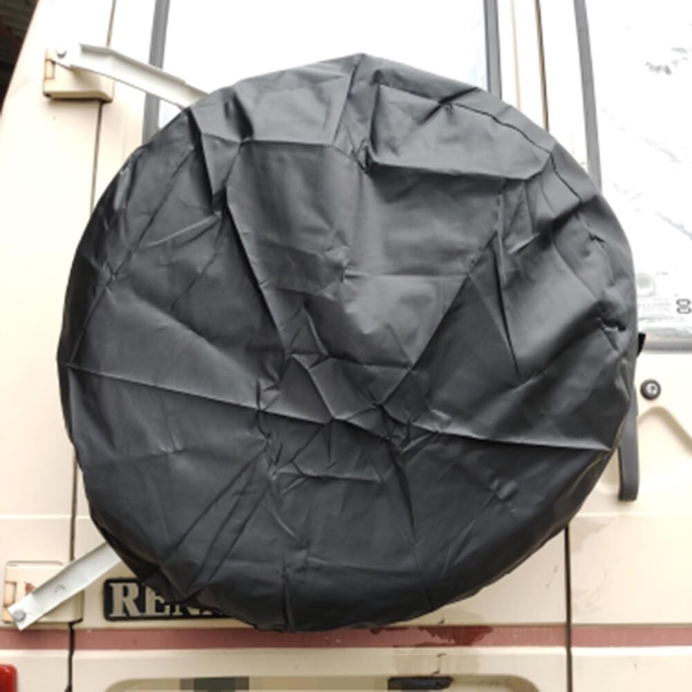 Auto Reifenabdeckung Universal - Ersatzrad Schutzhülle 80x47cm - 210D Oxford Schwarz
