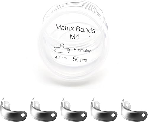 Miniatura 6 de Sistema de matriz seccional dental, juego de anillos y bandas de matriz dental, anillo de bandas de matriz seccional dental, anillo de abrazadera de