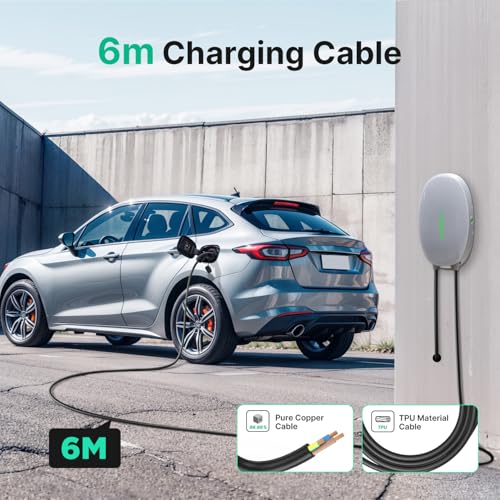 EV Charger Wall Mount with 7kW Type 2