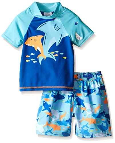 Candlesticks Boys' Toddler Shark Rash Guard Set