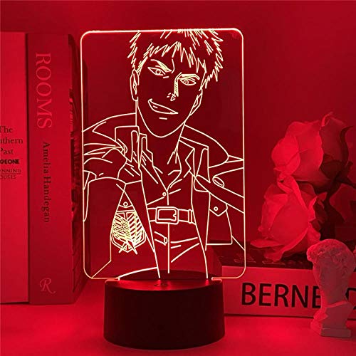 Anime Attack on titanium 3D-lamp lamp voor slaapkamer decoratie kinderen cadeau Attack on titanium LED nachtlampje FDJHG - Image 3