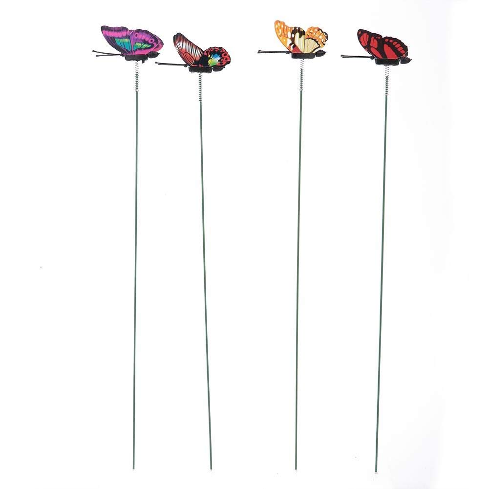 Butterfly Stakes, 50pcs Artificial Butterfly Lawn Garden Decor Landscape Indoor Outdoor Ornaments Patio Yard Planter Flower Garden Christmas Tree Decorations
