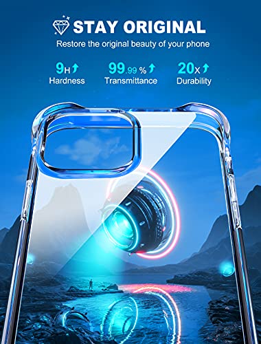 STOON Compatible with iPhone 13 Pro Max Case, Upgrade Shock-Absorbing Corners Clear Phone Case, Anti-Scratch and Non… - Image 6