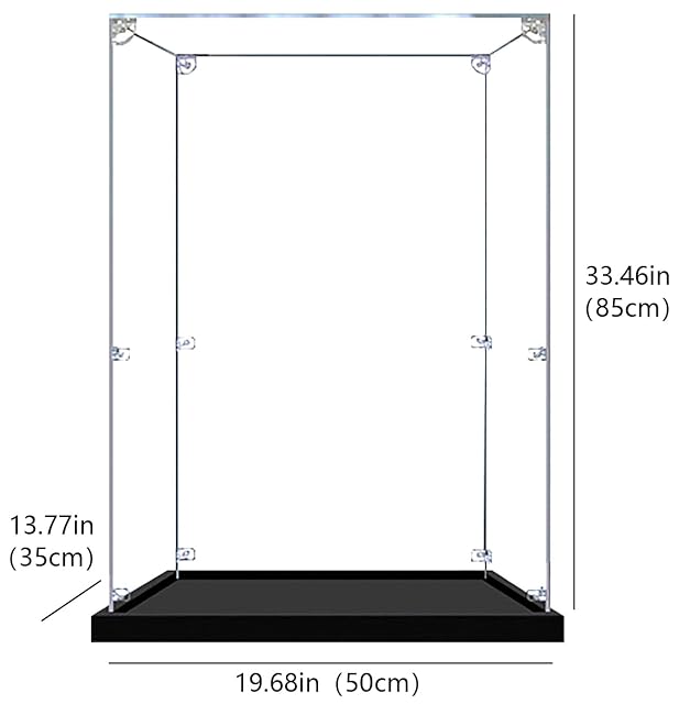 Foto 2 de 8 de WXHJM Caja de Presentación de Acrílico para LG 10333 Señor de los Anillos: Barad-dûr