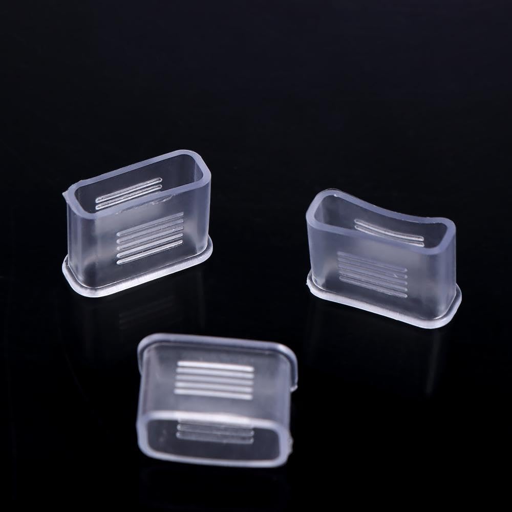 10 fundas para silbato de árbitro, agarre de boca de silbato de PVC transparente, cubierta protectora para silbato deportivo, cubierta de silbato para dedos