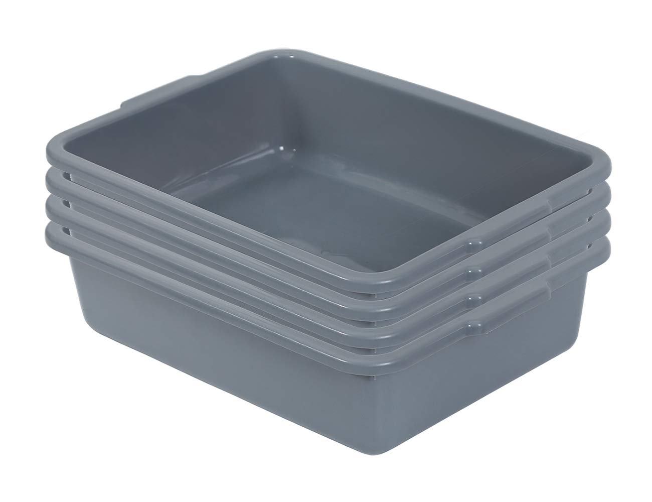 Buy Bus Tubs 4Pack, Commercial Plastic Bus Box/Tote Box, Wash Basin