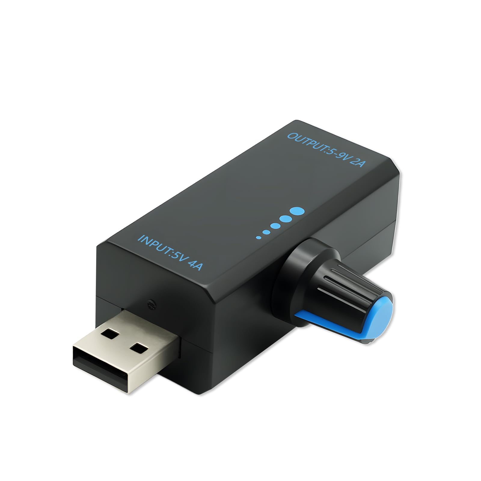 PWM Regolatore di velocità 18 W con porta USB – Controller ventola professionale con controllo della ventola PWM e velocità della ventola USB continua, DC5 V 4 A, alloggiamento ABS e tipo C per