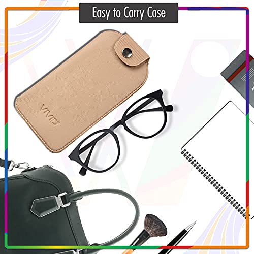 Image of Unisex Specs Self Button Eyewear Dabbi Artificial Leather Soft Case Cover