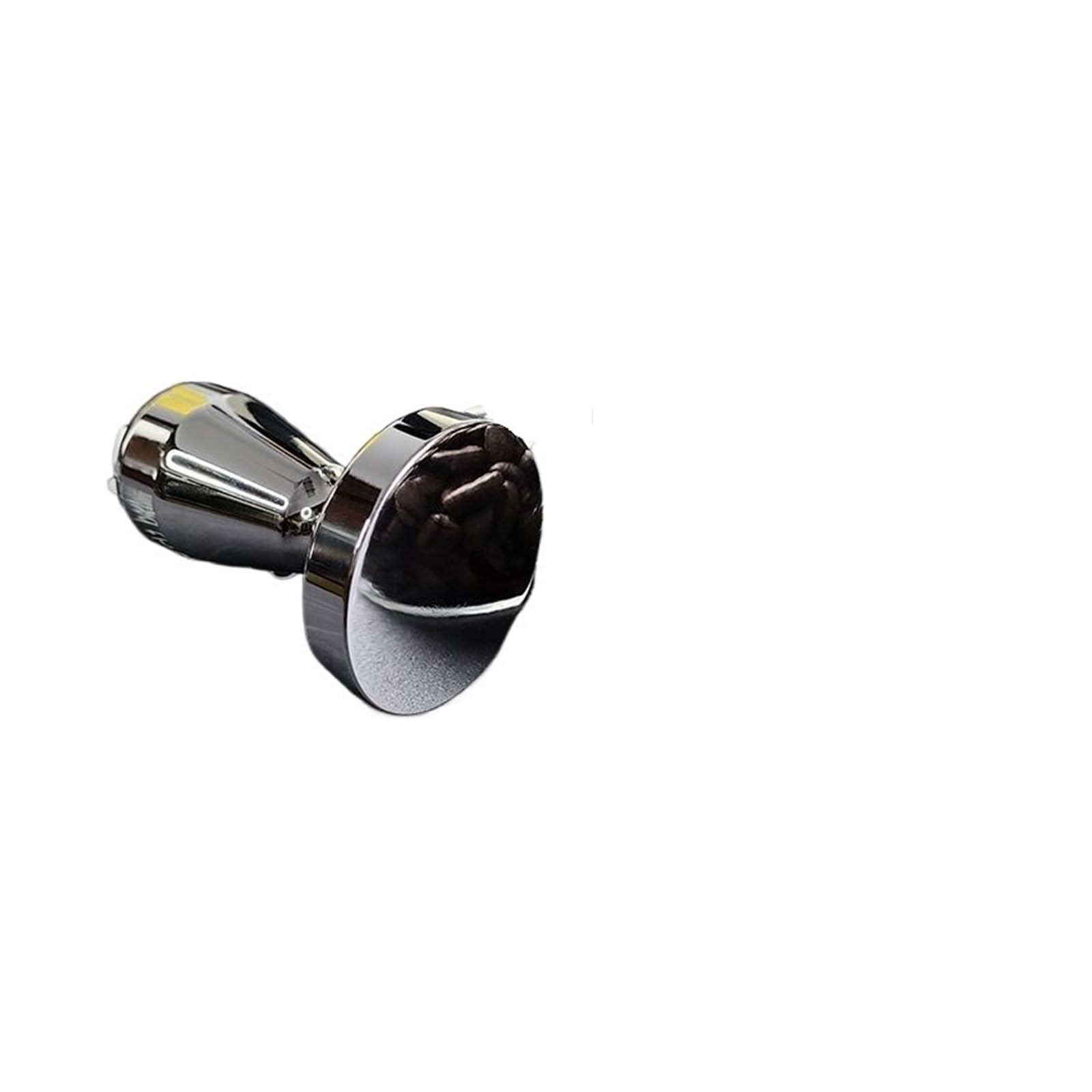 Llenado Prensa De Polvo Sólido De 51 Mm Distribuidor De Polvo De 58 Mm Acero Inoxidable 53, Martillo De Café En Polvo Mango De Acero Italiano Roscado.(Tread base 53mm)