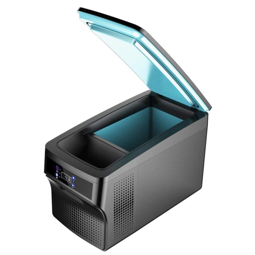 Lodówka samochodowa Sprężarka dwunapięciowa Chłodzenie Inteligentna aplikacja Mini Lodówka samochodowa Zamrażarka, 24 V/12 V/220-240 V - do podróży/ciężarówki/dormitorium/domu Mini