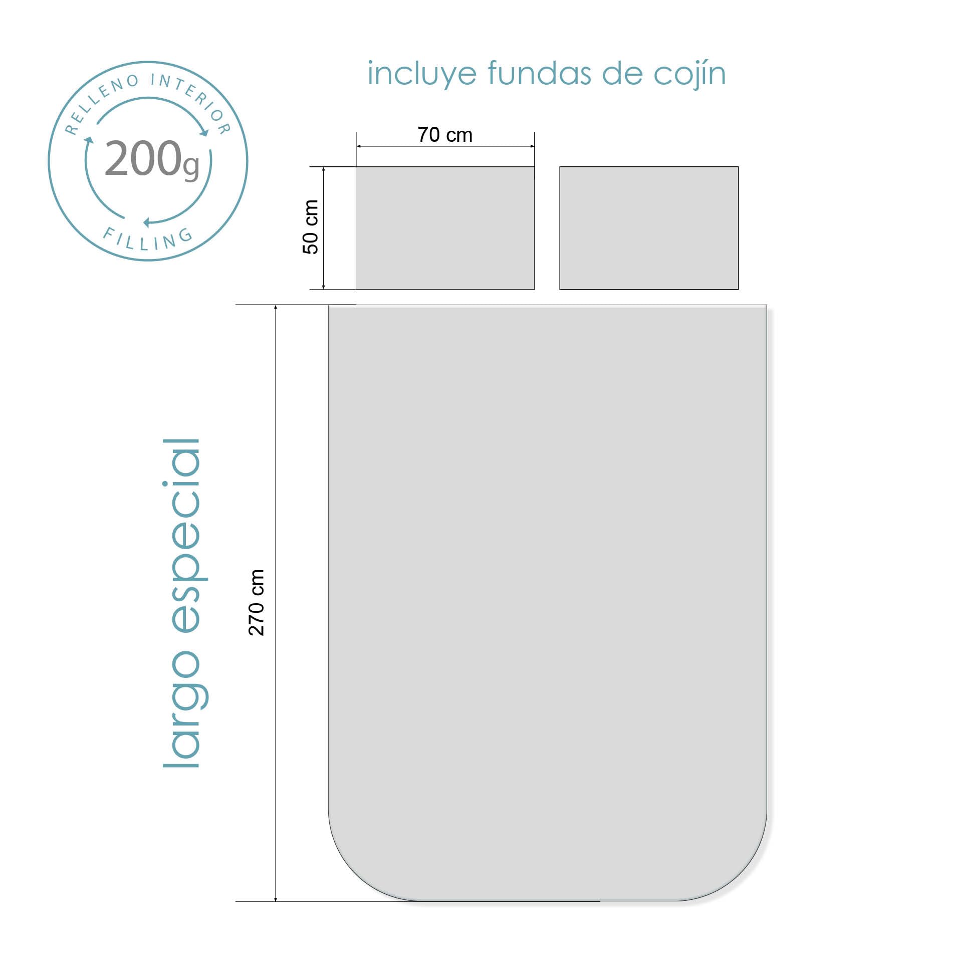 Fundeco - Colcha de Invierno Tejido Jacquard - Bouti Modelo Royal Beig - Cama 105 - Incluye Funda Cojín 50 x 70 cm - Diseño Elegante y Suave al Tacto