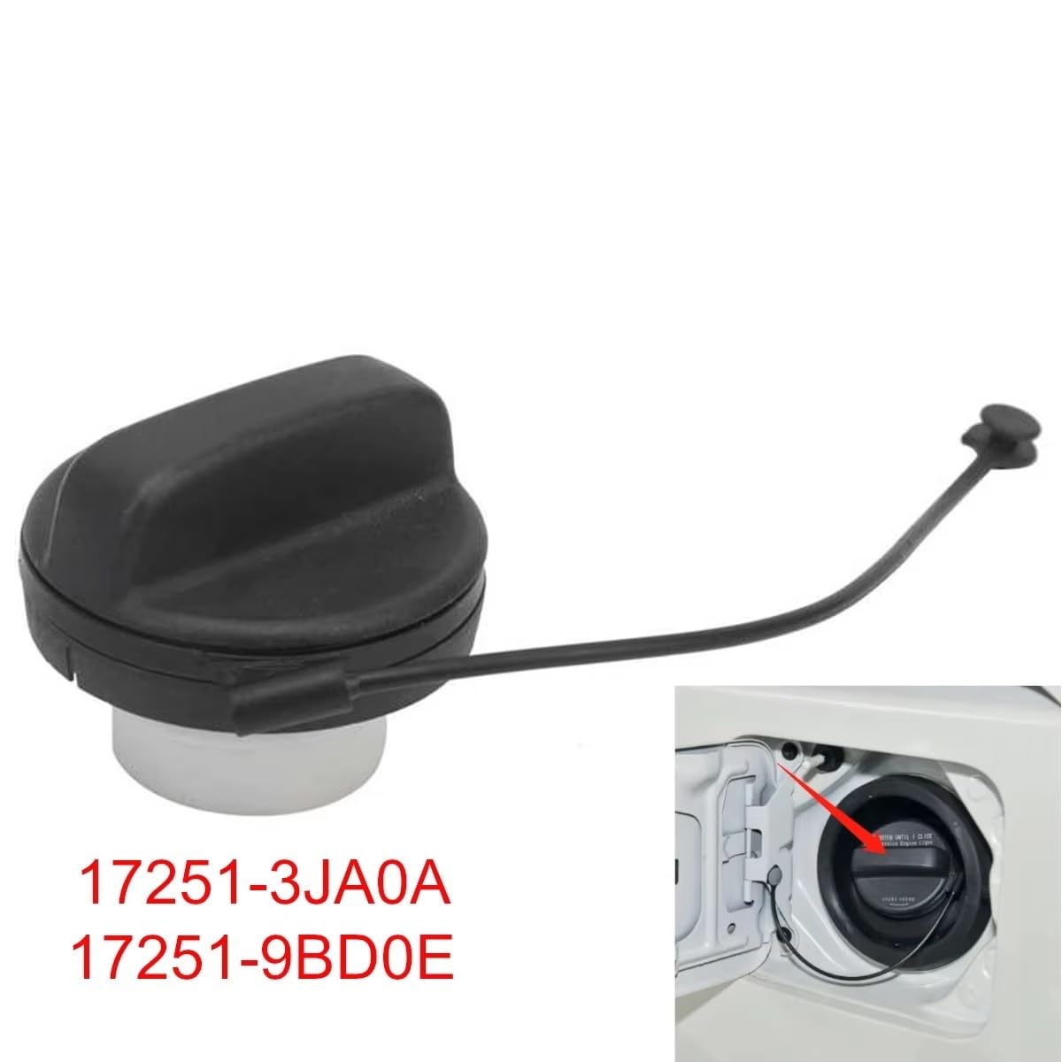 Tappo Carburante Auto Tapa Interior Del Tanque De Combustible Cubierta Llenado Gas 17251-3JA0A 17251-9BD0E Para Nissan Para Altima Para Frontier Para Murano Para Pathfinder