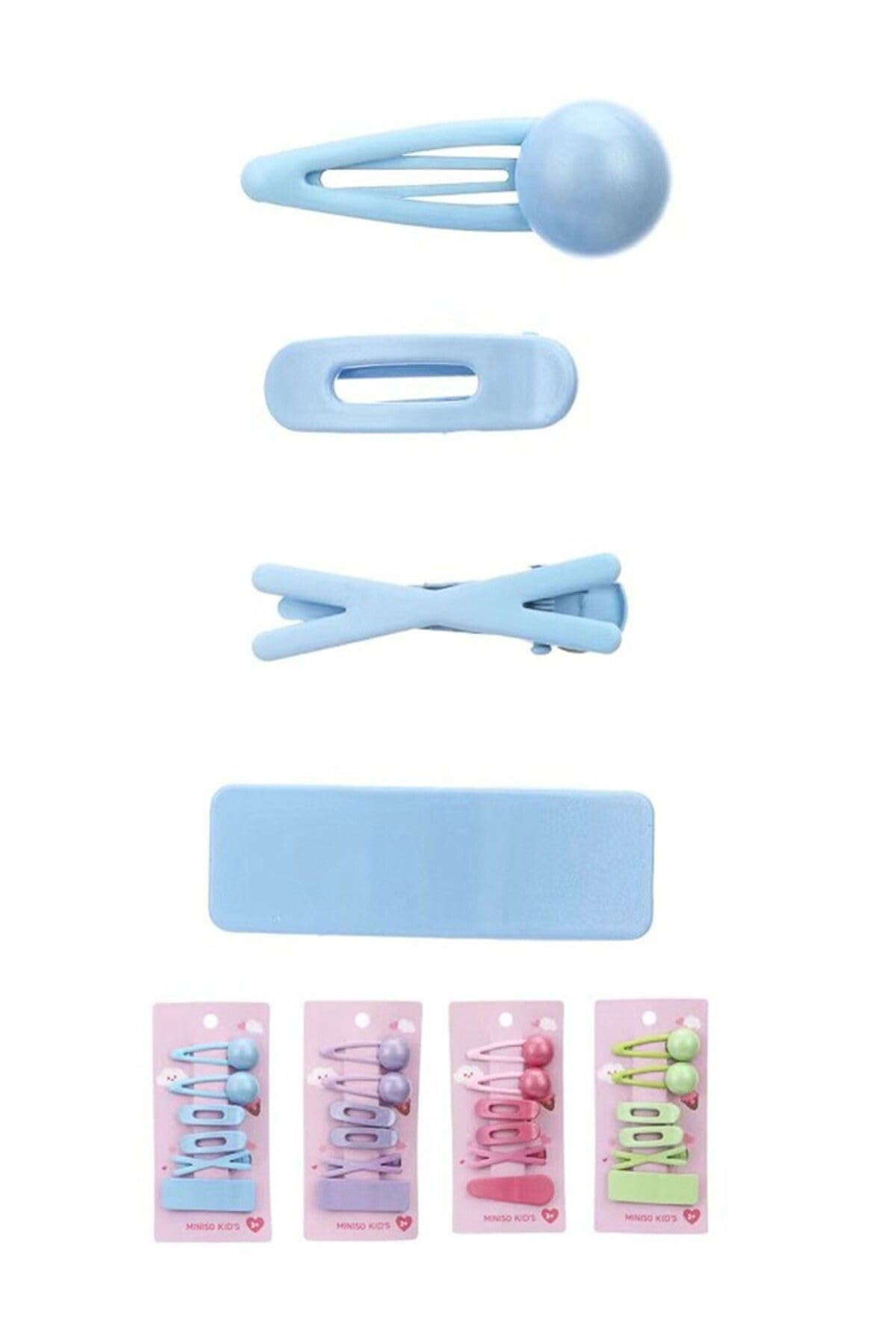 Miniso 6'Lı Renkli Sevimli Saç Tokası Seti
