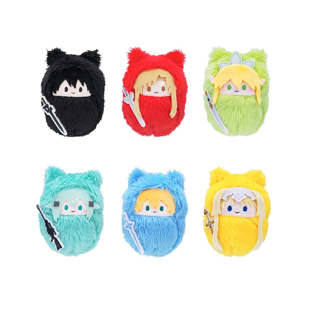 Amazon.co.jp: ソード アート オンライン くるみたぴぬい 6個入りBOX