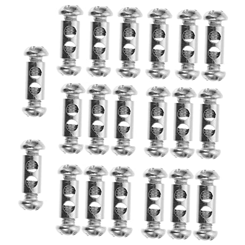 SOLUSTRE 20pc Wire Rope Clamp Set Double Clamp Wire Rope Duplex Clamps Cable Clips Corrosion Proof for Cable Management