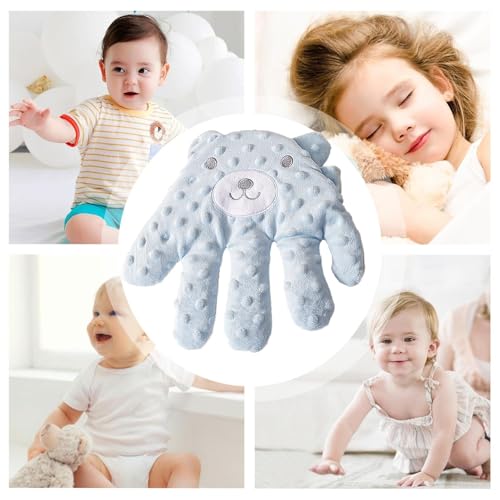 Baby Soothing Palm, Baby Patter for Sleep, Baby Startle Prevention Hand Glove, Electric Baby Hand Sleep Soothers Pillow, Red Bean Filling, Cute for Newborns, Baby Girl, Baby Boy (B) - Image 6