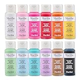 Martha Stewart, Multi-Surface Satin 12 pc Paint Set, Color Essentials