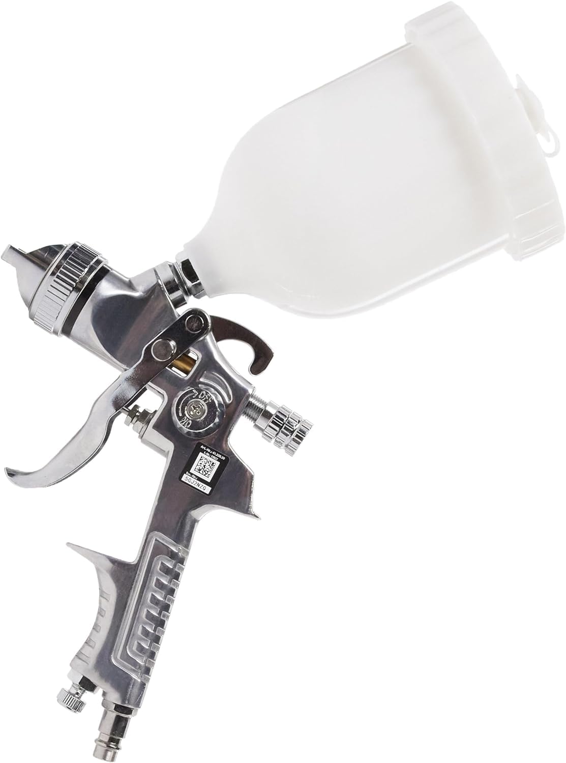 Einhell Original Pistola pulverizadora de Pintura para compresor | presión de trabajo de máx. 3,5 bar | vaso de 600 ml | regulador aire | regulador pintura | regulador de chorro puntual/amplio