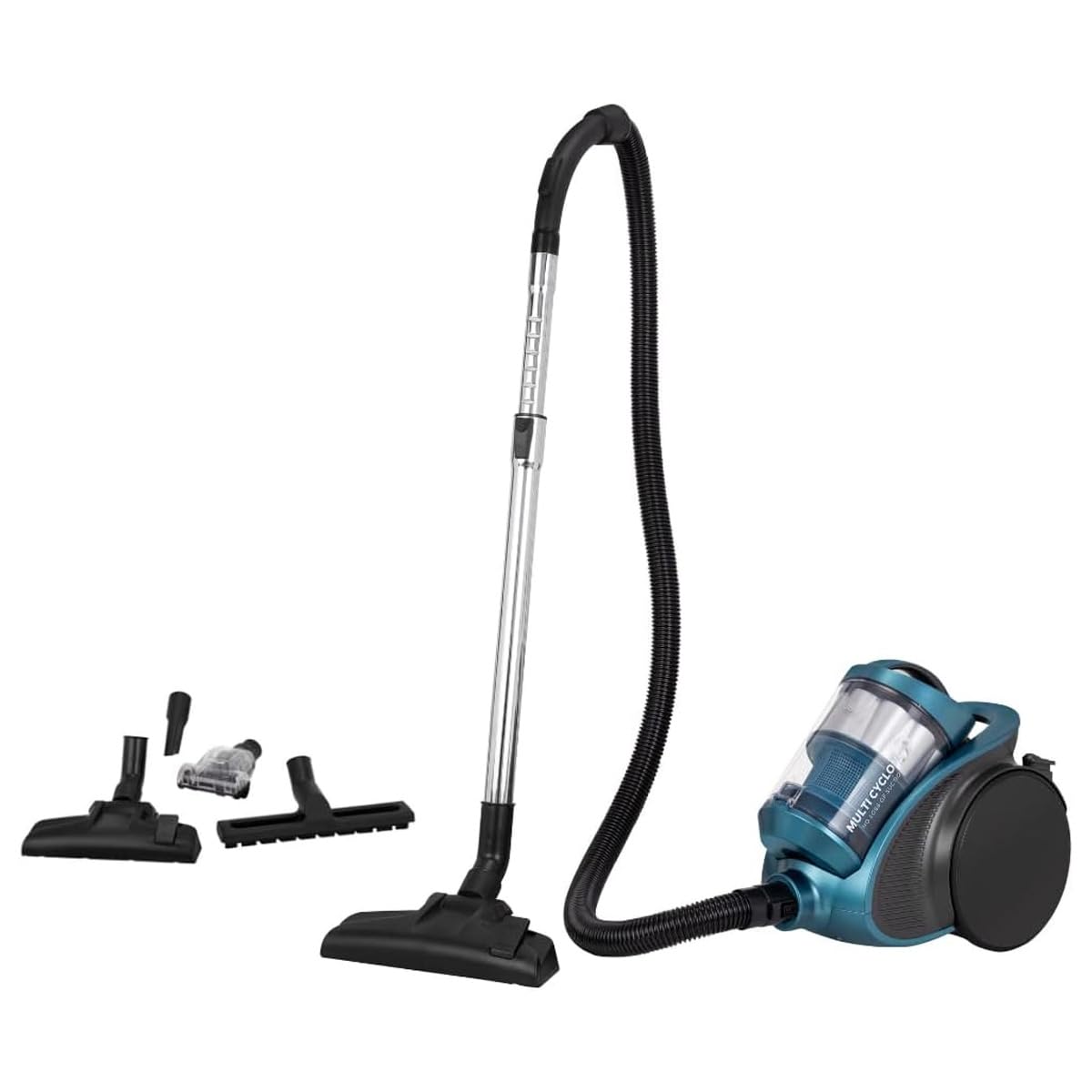 Kubo - Aspiradora sin Bolsa Filtro HEPA - Incluye 4 Accesorios - Funcionamiento Silencioso de 79 dB - Succión de 13 Kpa - Depósito de 2,5 L - Potencia 700W - Color: Quetzal Green