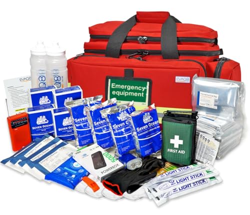 EVAQ8 GoBag 4 Person Family Emergency Preparedness Kit in Holdall UK