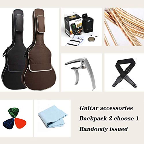 DYB Jouet de Ballade de Guitare Acoustique pour Hommes et Femmes, Performance de Chant étudiant 40 Pouces avec Sac à Dos… - Les Beatles, Paul McCartney, John Lennon, RIngo Starr, George Harrison DYB Jouet de Ballade de Guitare Acoustique pour Hommes et Femmes, Performance de Chant étudiant 40 Pouces avec Sac à Dos… – Image 4