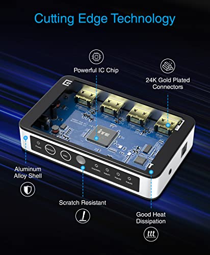 Image of Kinivo 360BNT 4K HDMI Switch (3 Port with Toslink, 4K 60Hz)