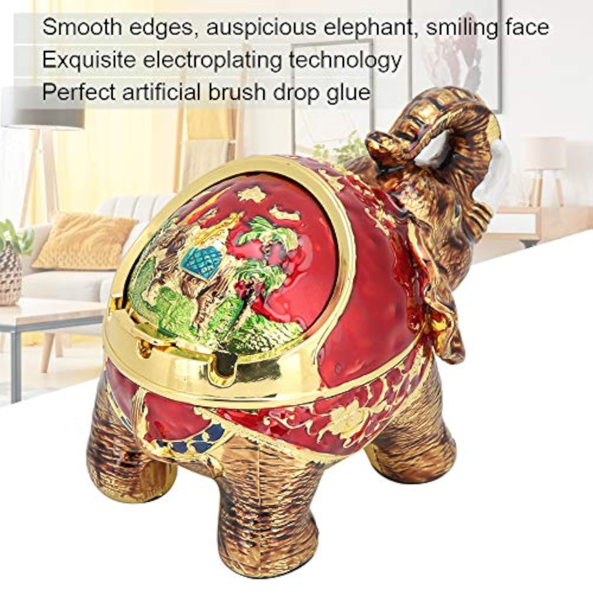 Exquisite Vintage Spherical Alloy Ashtray