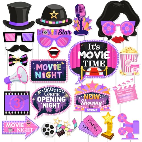 Cartes de fête cinéma et accessoires de décoration pour filles - 2