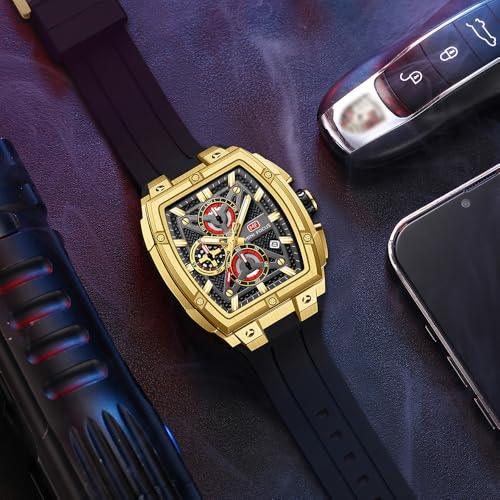 Image of MF MINI FOCUS Men's Watch Analog Wrist Watchh for Men with Chronograph,Ideal for Sports Enthusiasts and Daily Wear