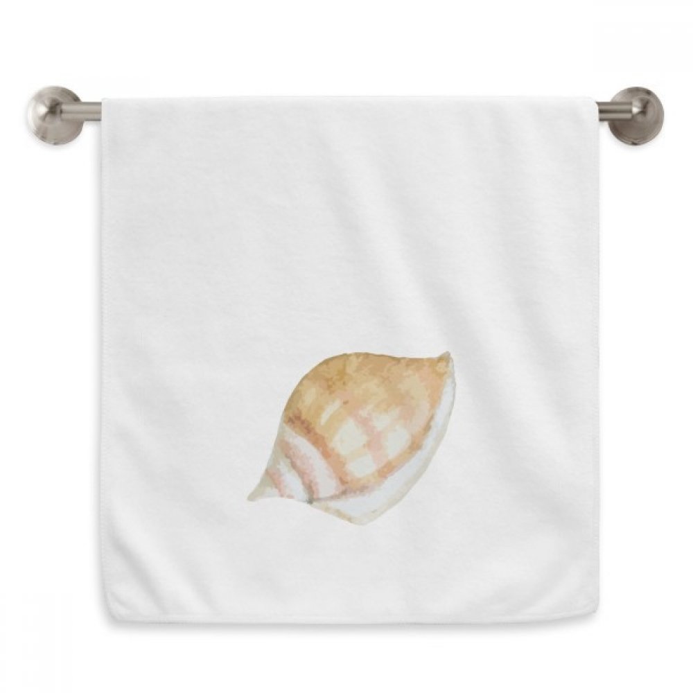 Serviette douce motif escargot marin au fort pouvoir absorbant pour la peau
