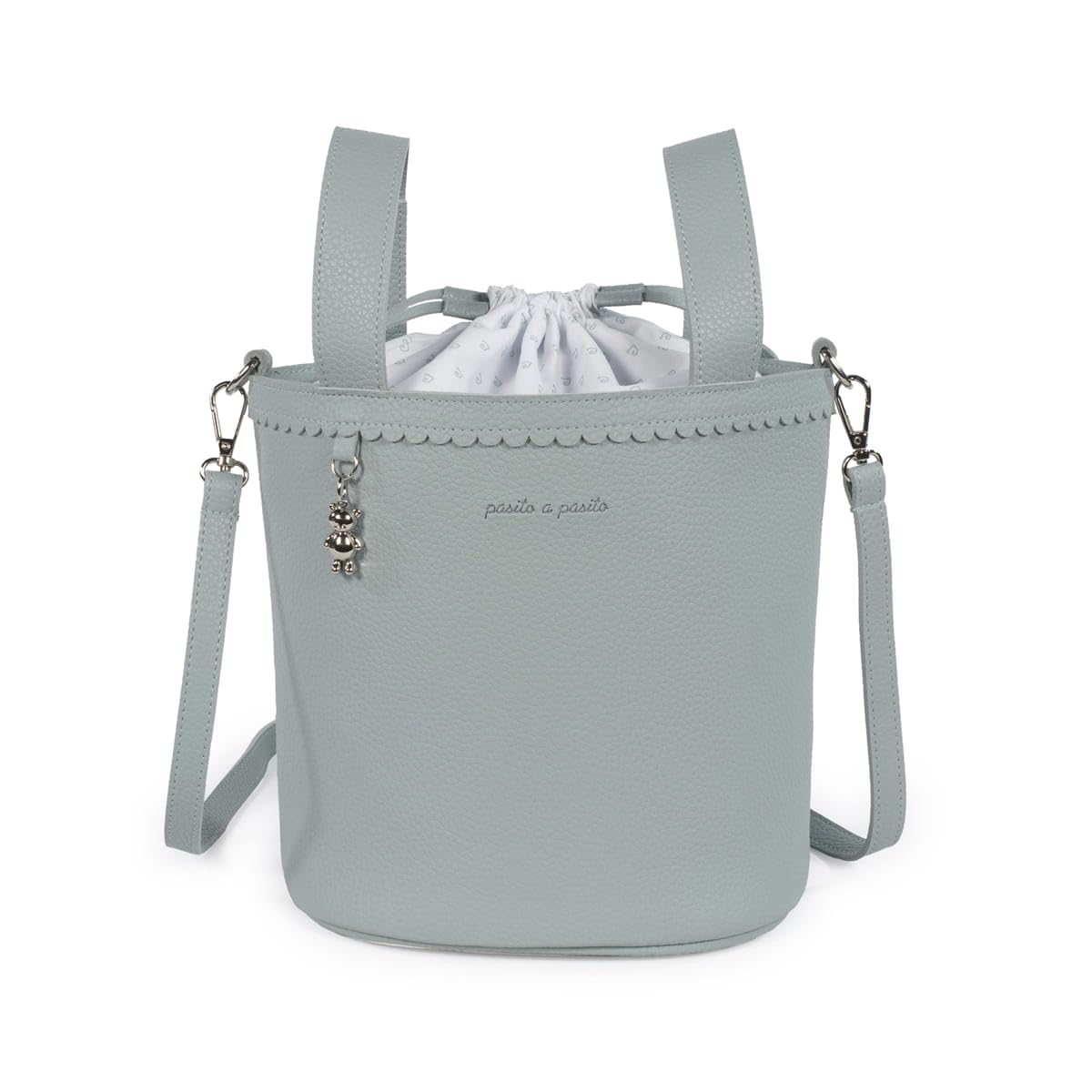 Pasito a Pasito Icon Green Bucket Bag
